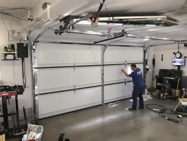 Professional garage door repair service by Palm Bay Garage Door Repair in Palm Bay