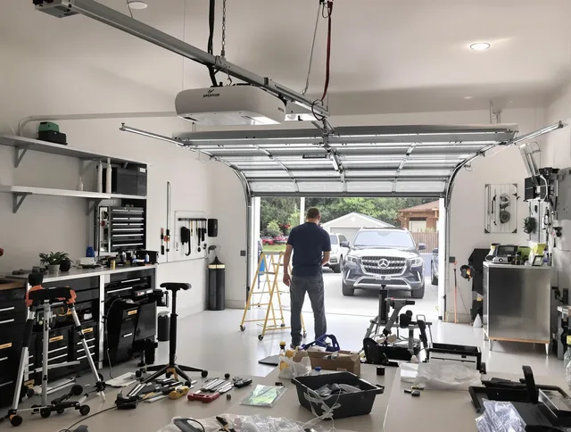 Garage door opener installation by Palm Bay Garage Door Repair in Palm Bay