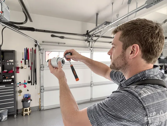 Garage door opener repair service by Palm Bay Garage Door Repair in Palm Bay