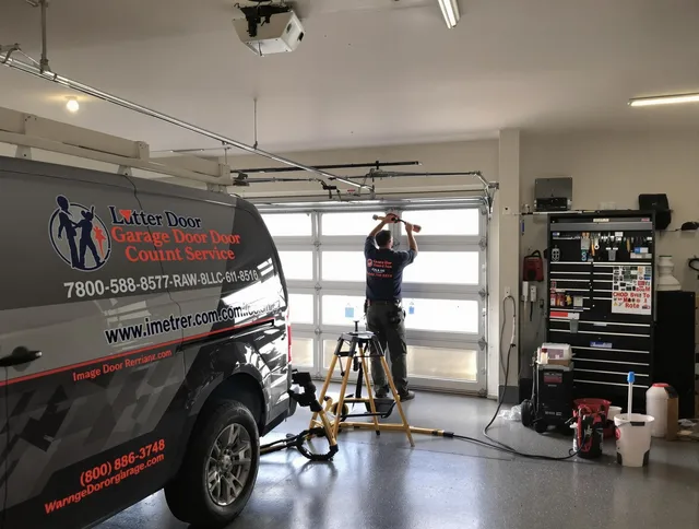 Palm Bay Garage Door Repair team performing same-day garage door repair in Palm Bay