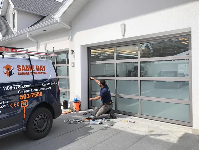 Same-day garage door repair service by Palm Bay Garage Door Repair in Palm Bay